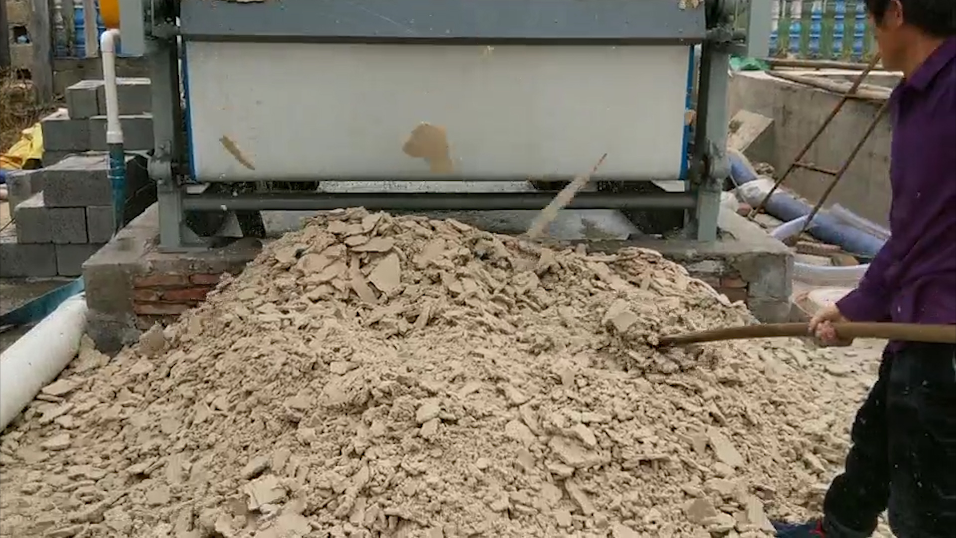 紅薯淀粉加工中產生的薯渣